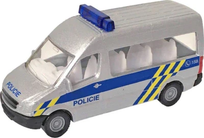 Siku Auto Policie VAN minibus česká verze CZ model kov 0806 Siku Auto Policie VAN minibus česká verze CZ model kov 0806