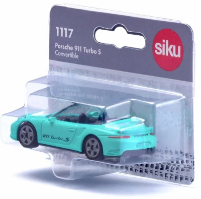 Siku Auto Porsche 911 Turbo S Cabriolet kovový model 1117