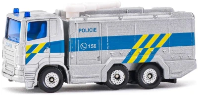 Siku Auto Scania R380 zásahové vozidlo Policie ČR vodní dělo model kov