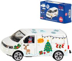 Siku Auto skládací Volkswagen T5 Sněhulák bílý model kov 6505 Siku Auto skládací Volkswagen T5 Sněhulák bílý model kov 6505