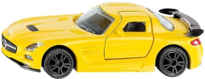 Siku Auto sportovní Mercedes AMG SLS Black Series žlutý model kov 1542