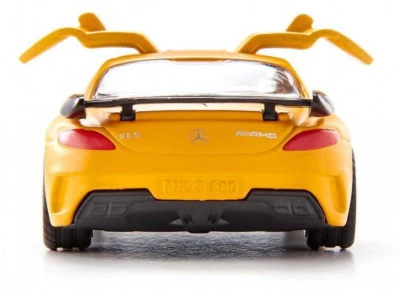 Siku Auto sportovní Mercedes AMG SLS Black Series žlutý model kov 1542