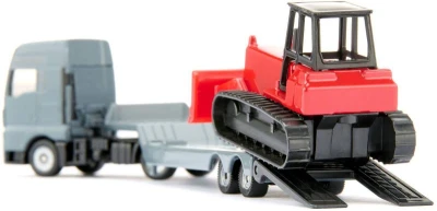 Siku Auto tahač MAN set s buldozerem model kov 1762