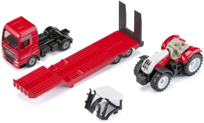 Siku Auto tahač MAN set s traktorem Steyr kovový model 1764