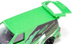 Siku Auto Volkswagen Transporter T5 zelený s potiskem kovový model 1585