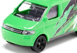Siku Auto Volkswagen Transporter T5 zelený s potiskem kovový model 1585