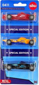 Siku Auto závodní formule set 3ks závodnička model kov 0411 Siku Auto závodní formule set 3ks závodnička model kov 0411