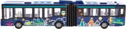 Siku Blister Autobus městský kloubový kovový model s grafikou 1617