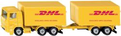 Siku Blister Auto DHL kamion set s přívěsem model kov 1694 Siku Blister Auto DHL kamion set s přívěsem model kov 1694