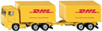 Siku Blister Auto DHL kamion set s přívěsem model kov 1694