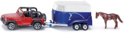 Siku Blister Auto terénní vůz set s přívěsem a koněm kovový model 1651