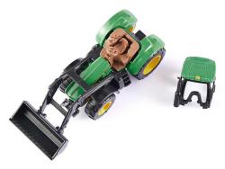Siku Blister traktor John Deere s čelním nakladačem model kov 1395
