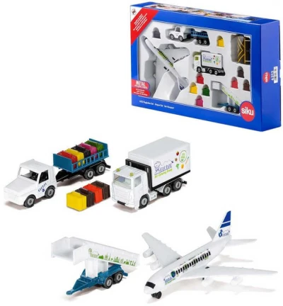 Siku Letištní odbavovovací set 3 dopravní prostředky s doplňky kov 6312