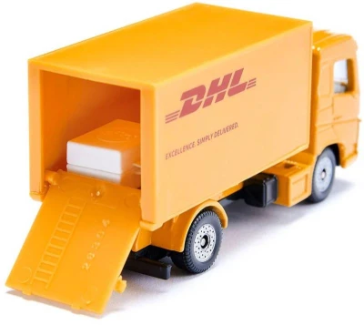 Siku Logistický set 2 vozidla DHL s vysokozdvižným vozíkem a doplňky kov 6335