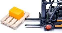Siku Logistický set 2 vozidla DHL s vysokozdvižným vozíkem a doplňky kov 6335