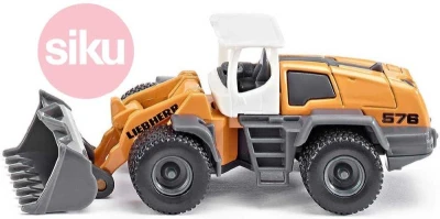 Siku Model super nakladač Liebherr Radlader buldozer kov Siku Model super nakladač Liebherr Radlader buldozer kov