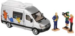 Siku Set velký přenosový vůz s televizním štábem + 3 figurky model kov 1937