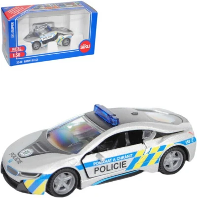 Siku Super auto česká Policie BMW i8 LCI model kov CZ 2348