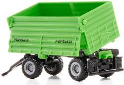 Siku Traktor Deutz-Fahr set s přívěsem Fortuna model kov 1606