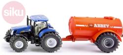 Siku Traktor modrý set s cisternou 1:50 model kov 1945 Siku Traktor modrý set s cisternou 1:50 model kov 1945