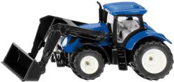 Siku Traktor New Holland s čelním nakladačem modrý model kov 1396 Siku Traktor New Holland s čelním nakladačem modrý model kov 1396