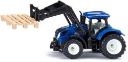 Siku Traktor New Holland set s paletovými vidlemi + paleta model kov 1544 Siku Traktor New Holland set s paletovými vidlemi + paleta model kov 1544