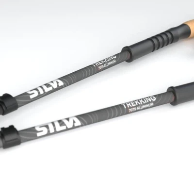 Silva Hole Trekking Aluminum Cork šedá UNI Silva Hole Trekking Aluminum Cork šedá UNI