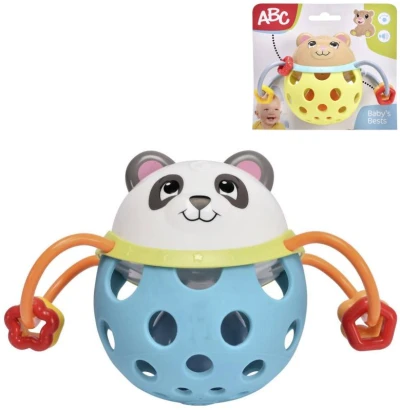 Simba Baby chrastítko kulaté medvídek / panda pro miminko 2 druhy