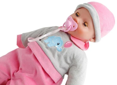 Simba Baby panenka Laura interaktivní miminko na baterie set s doplňky Zvuk