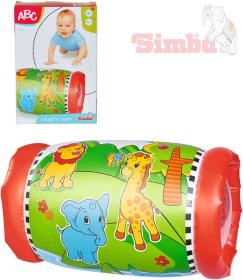 Simba Baby válec chrastící 44x25cm se zvířátky na podporu lezení pro miminko