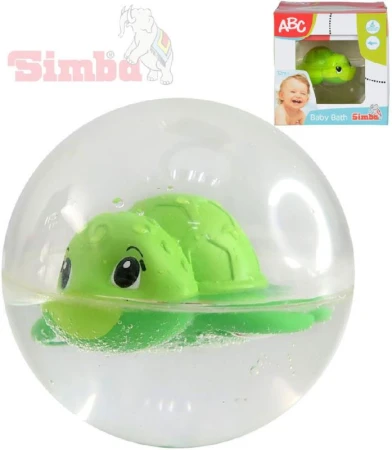 Simba Baby želvička plavající v kouli 8cm pro miminko Simba Baby želvička plavající v kouli 8cm pro miminko