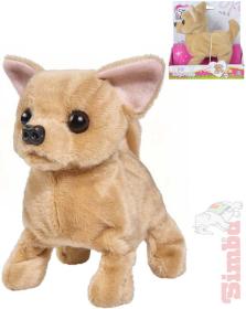 Simba CHI CHI LOVE Pejsek čivava štěňátko chodí štěká na baterie na kabel Zvuk Simba CHI CHI LOVE Pejsek čivava štěňátko chodí štěká na baterie na kabel Zvuk