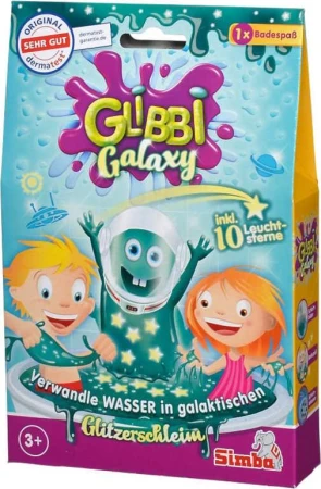Simba Glibbi Galaxy Slime sliz zábavný do vany s hvězdičkami svítící ve tmě Simba Glibbi Galaxy Slime sliz zábavný do vany s hvězdičkami svítící ve tmě