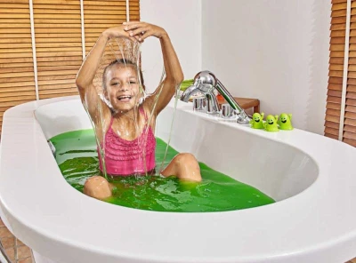 Simba Glibbi Slime Maker prášek 50g na výrobu slizu do vany 3 barvy v sáčku