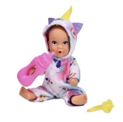 Simba New Born Baby panenka Onesie Fun pije čůrá s doplňky 2 druhy