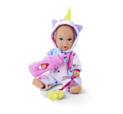 Simba New Born Baby panenka Onesie Fun pije čůrá s doplňky 2 druhy