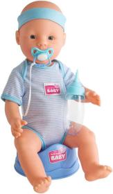 Simba New Born Baby panenka miminko chlapeček 43cm pije čůrá set s doplňky