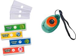 Simba Objevuj Mikroskop kapesní 11cm 60-180X s doplňky na baterie Světlo