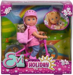 Simba Panenka Evička 12cm set s kolem a doplňky v krabici Evi Love