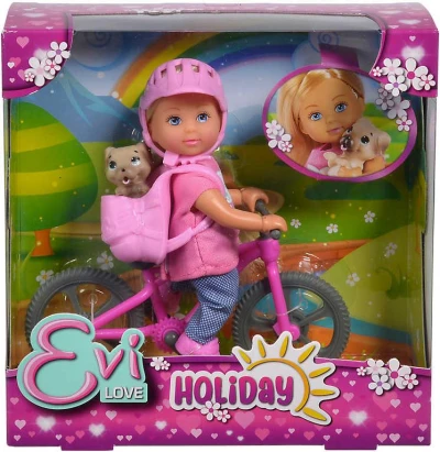 Simba Panenka Evička 12cm set s kolem a doplňky v krabici Evi Love