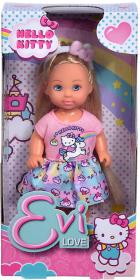 Simba Panenka Evička šatičky Hello Kitty s čelenkou 4 druhy