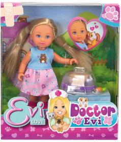 Simba Panenka Evička veterinářka set s morčetem a doplňky