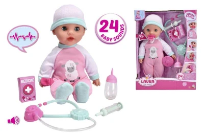 Simba Panenka miminko Laura Malý pacient s doplňky na baterie Zvuk