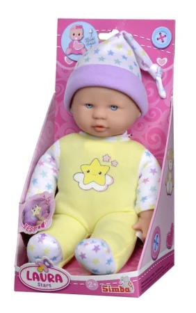 Simba Panenka miminko baby Laura Stars Collection na baterie Zvuk 3 barvy