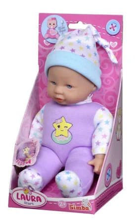 Simba Panenka miminko baby Laura Stars Collection na baterie Zvuk 3 barvy