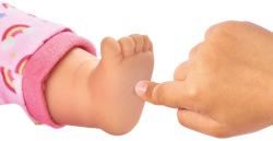 Simba Panenka Laura Tickle Baby 38cm miminko s dudlíkem na baterie Zvuk