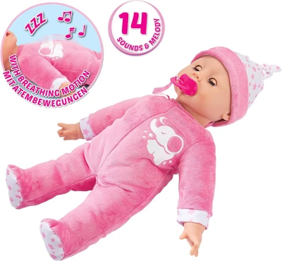 Simba Panenka miminko Laura Time to Dream s funkcemi na baterie Zvuk