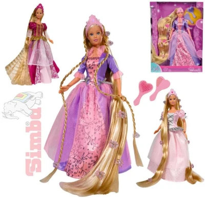 Simba Panenka princezna Steffi Rapunzel 30cm set s doplňky 3 druhy