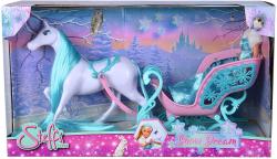 Simba Panenka Steffi 29cm zimní set s koněm a sáněmi ledové království