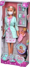 Simba Panenka Steffi doktorka 29cm herní set s miminkem a doplňky